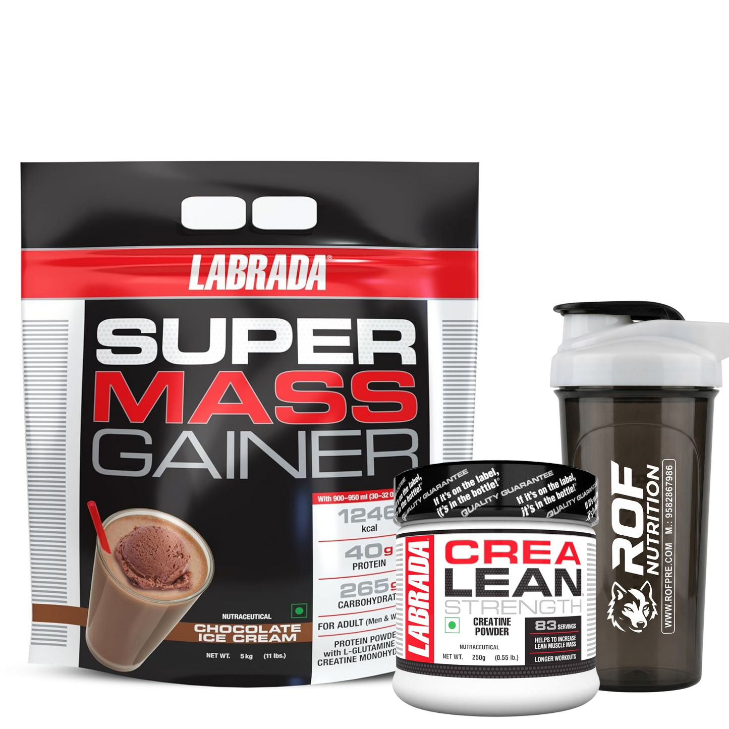 Labrada Super Mass Gainer 5kg Combo