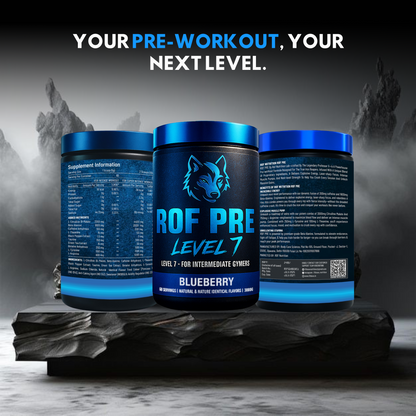 ROF Pre-Workout – Level 7 (Blueberry Flavor)