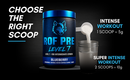 ROF Pre-Workout – Level 7 (Blueberry Flavor)