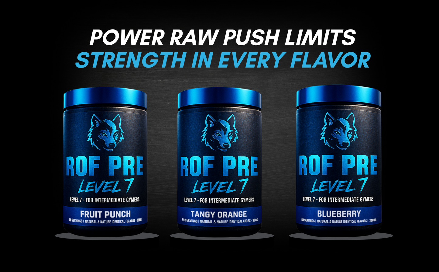 ROF Pre-Workout – Level 7 (Tangy Orange Flavor)