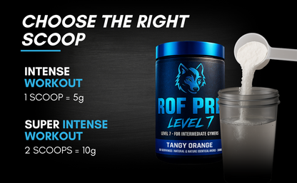 ROF Pre-Workout – Level 7 (Tangy Orange Flavor)