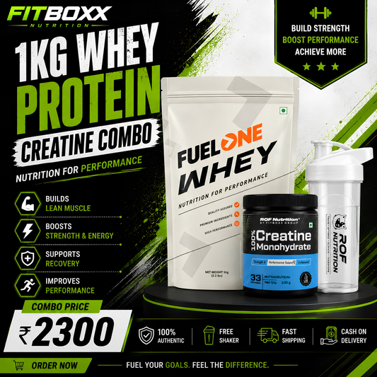 Fuel One 1 kg whey with creatine combo