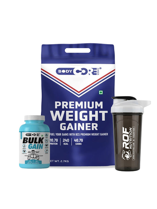 Bodycore Premium 2.7kg Gainer combo