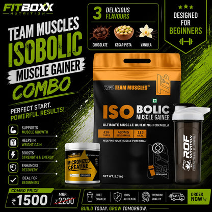 Team muscle Isobolic 2.7kg Combo
