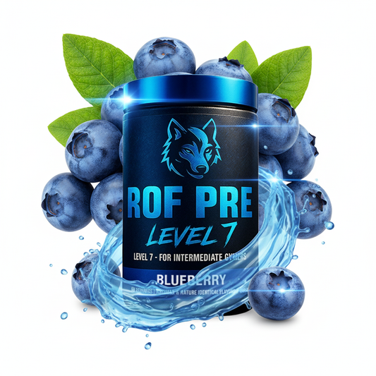 ROF Pre-Workout – Level 7 (Blueberry Flavor)