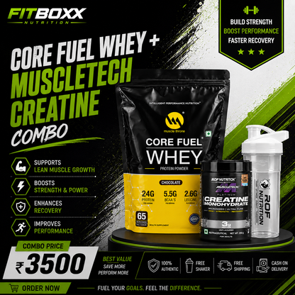 Corefuel whey protein + creatine combo shaker free