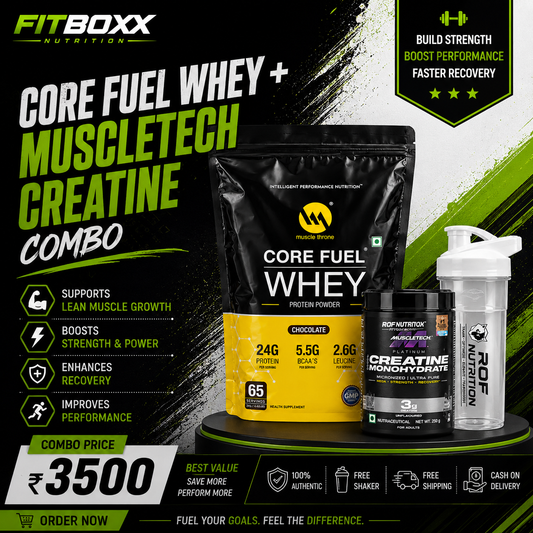Corefuel whey protein + creatine combo shaker free