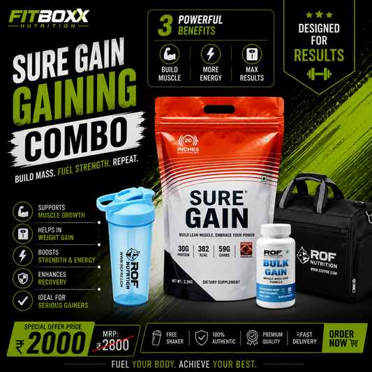 Sure gain 2.7kg gainer combo