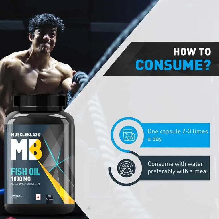 MuscleBlaze Omega 3 Fish Oil