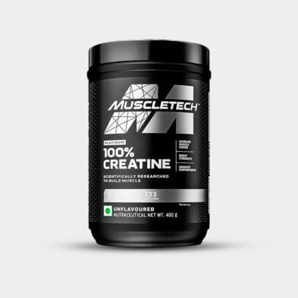 MuscleTech Platinum 100% Creatine, 0.88 lb, Unflavoured 133 Servings