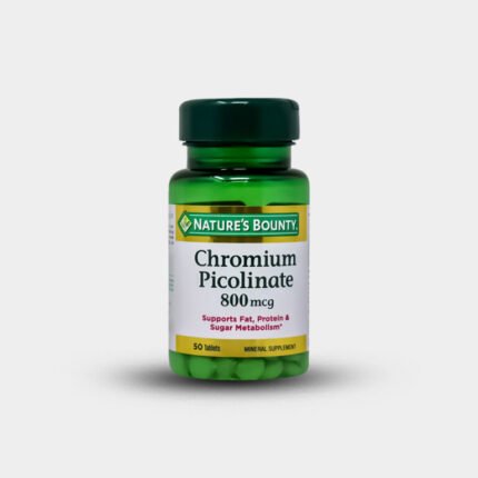 Nature’s Bounty Chromium Picolinate 800 mcg 50 tablets