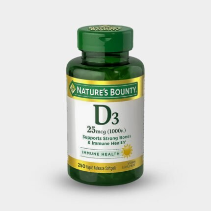 Nature’s Bounty Vitamin D3 1000iu 25mcg 120 Softgels