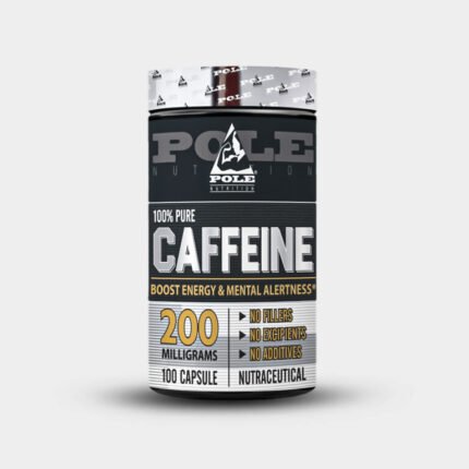 Pole Nutrition Caffeine 200mg, 100 Capsules