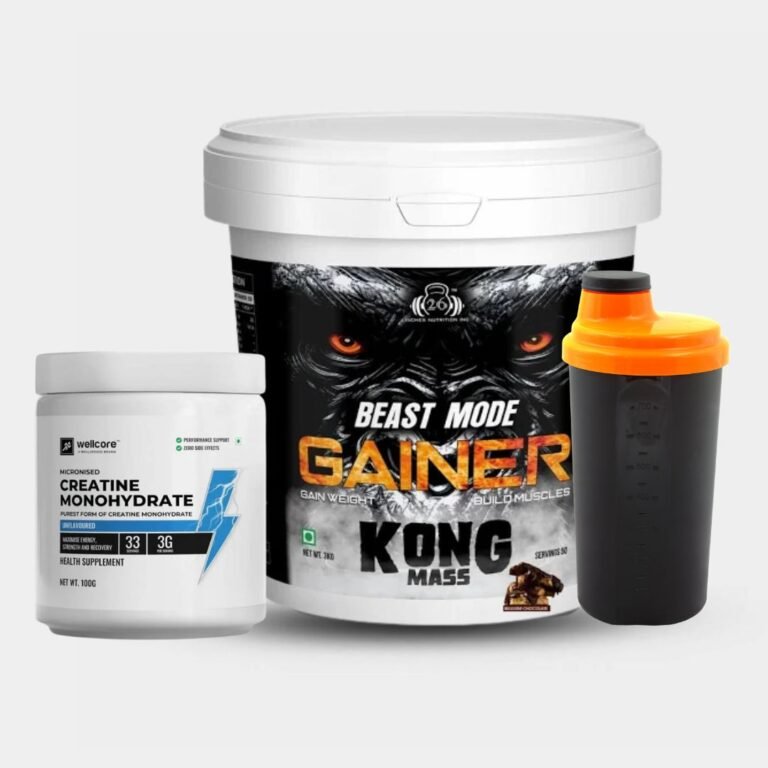 Beast Mode Kong Mass Gainer 3KG + Free Creatine 100g + Free Shaker